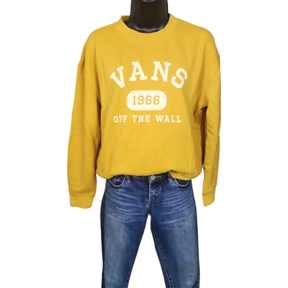 Vans Tops - Vans Yellow Sweatshirt